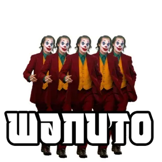 🤹 Joker ШАПИТО Joker, Clown, drôle, film, DC Comics, personnage whatsapp sticker