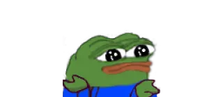 🤷 Pepe the Frog pepe, rana, triste, meme, carino telegram sticker