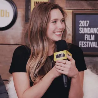 ◾️ 2017 SUNDANCE FILM FESTIVAL Elizabeth Olsen, actress, Sundance, festival, IMDb, interview, celebrity telegram sticker