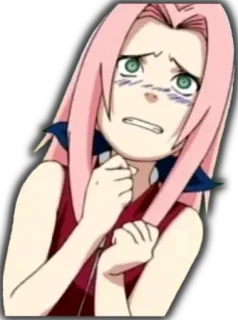 🥶 Sakura Haruno Naruto sakura haruno, anime, cartoon, sakura, anime girl telegram sticker