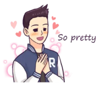 😍 So Proud! proud, love, heart, affection, positive, person telegram sticker