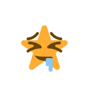 ⭐️ Emoji, Estrella, Babeo, Somnoliento, Perezoso telegram sticker
