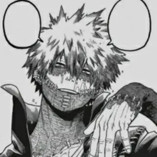 ⚡️ Dabi My Hero Academia 다비, 나의 히어로 아카데미아, 애니메이션, 만화, 빌런, 불 telegram sticker