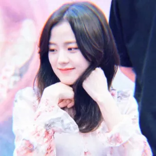 🍭 Jisoo Porträt, Kpop, Sänger, Idol, Frau, Promi, schön telegram sticker