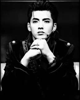 ➿ Kris Wu uomo, ritratto, Kris Wu, cantante, attore, celebrità telegram sticker