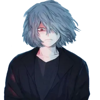 🙃 Tomura Shigaraki My Hero Academia Аниме, Персонаж, Моя геройская академия, Шигараки, Томура Шигараки, Злодей whatsapp sticker