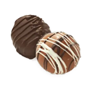 🍫 chocolate, sobremesa, doce, adocicado, trufa, comida telegram sticker
