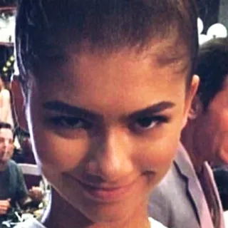 😌 Zendaya zendaya, attrice, celebrità, donna, viso telegram sticker
