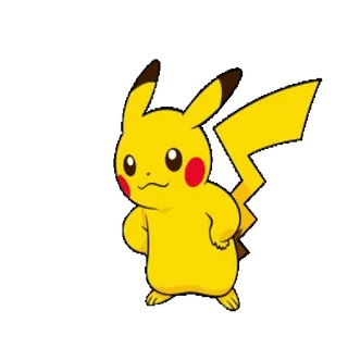 Pikachu Line by @ProjectEva whatsapp stickers