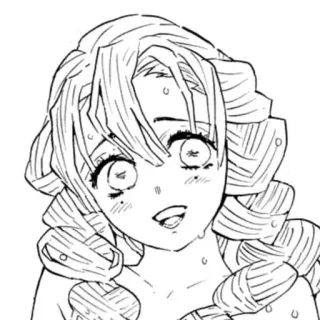 🌟 Mitsuri Kanroji Demon Slayer Anime, Manga, Demon Slayer, Mitsuri Kanroji, Pilar Cinta, Karakter, Ilustrasi telegram sticker