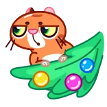 Christmas Tiger @Tgemojis telegram emojis 😳