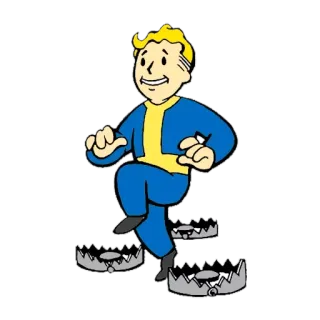 😀 Vault Boy Fallout Vault Boy, Fallout, Gaming, Trò chơi điện tử, Hoạt hình telegram sticker