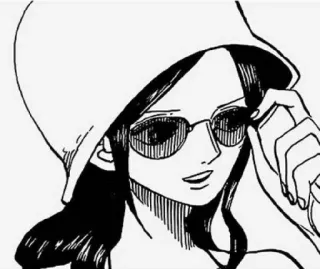 🧐 Nico Robin One Piece nico robin, one piece, anime, manga, sonnenbrille, charakter telegram sticker