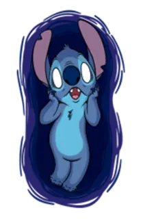 😱 Stitch Lilo & Stitch stitch, lilo dan stitch, kartun, disney, karakter, lucu telegram sticker