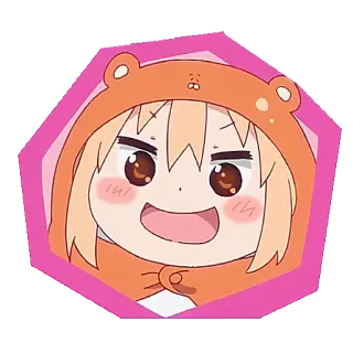 😃 Umaru Doma Himouto! Umaru-chan umaru, anime, kawaii, manga, otaku, lindo telegram sticker