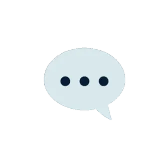 💬 bocadillo, escribiendo, chat, mensaje, comunicación whatsapp sticker