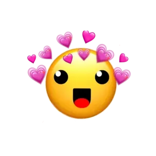 🥰 emoji, hearts, love, happy, face telegram sticker
