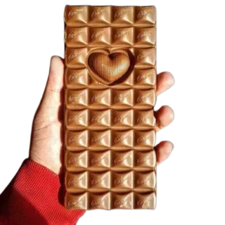 🍫 巧克力, 食物, 甜点, 甜的, 吉百利, 心, 爱 telegram sticker