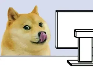 😋 Doge doge, pies, mem, mem internetowy, komputer, zwierzę telegram sticker
