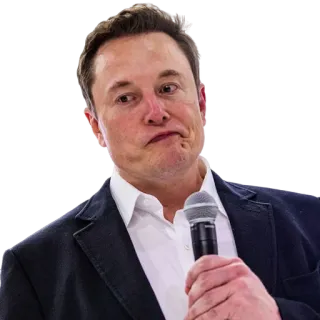 🥺 Elon Musk elon musk, empresário, tecnologia, tesla, spacex telegram sticker