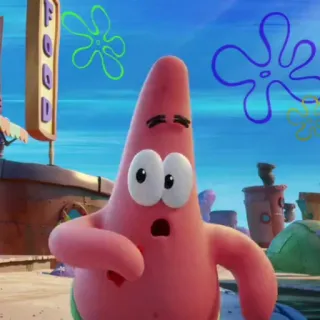 🐙 Patrick Star Patrick Star, Spongebob, cartoon, funny, shocked, nickelodeon, sea star telegram sticker
