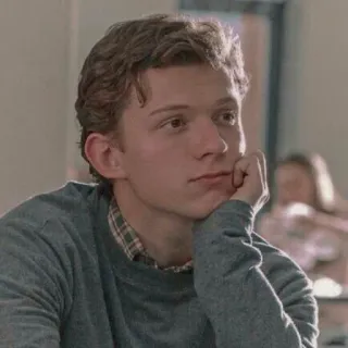 🕸 Tom Holland ator, celebridade, homem, retrato whatsapp sticker