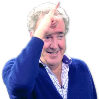 🌟 Jeremy Clarkson impoli, offensant, geste, loser whatsapp sticker