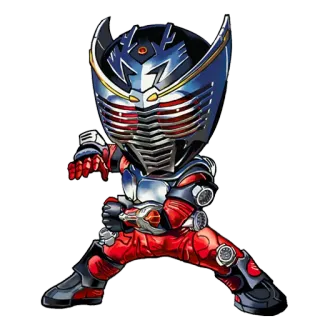 🐲 chibi, figure, armor, fighter, cartoon, animation telegram sticker