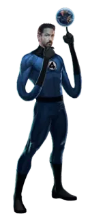 ☺️ Mr. Fantastic Fantastic Four Marvel, Superheld, Dehnen, Elastizität, Wissenschaftler whatsapp sticker