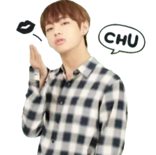 😘 CHU kpop, idol, bacio, smack telegram sticker