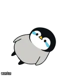 😭 JUST4TAP niedlich, vogel, traurig, weinend, cartoon, tier telegram sticker