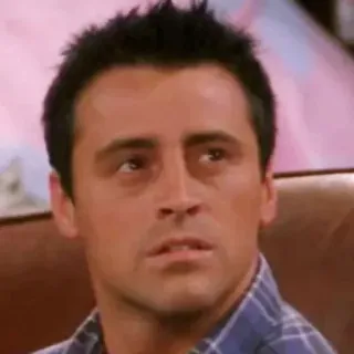 😤 Joey Tribbiani Friends Joey Tribbiani, Friends, Série TV, Sitcom, Personnage telegram sticker