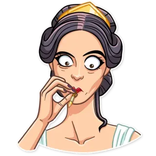 🧐 женщина, курение, сигарета, курение сигареты telegram sticker