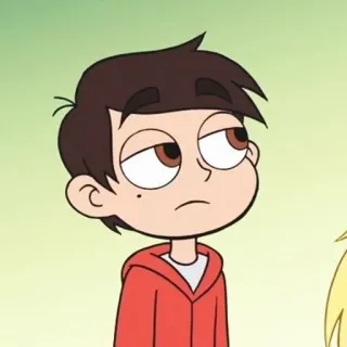 😶 Marco Diaz Star vs. the Forces of Evil cartoon, animated, character, Marco, Diaz telegram sticker