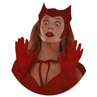 😱 Scarlet Witch Scarlet Witch, Marvel, superhero, witch, Elizabeth Olsen telegram sticker