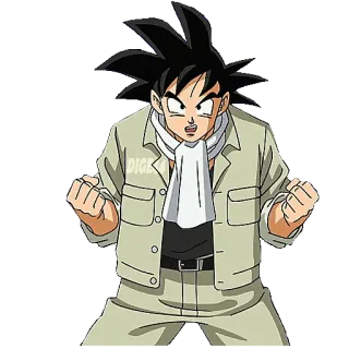 😠 Goku Dragon Ball Anime, Dragon Ball, Goku, Cartoon, Kampf, Martial Arts whatsapp sticker