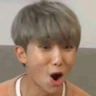 😮 impactado, sorpresa, reacción, kpop, persona whatsapp sticker