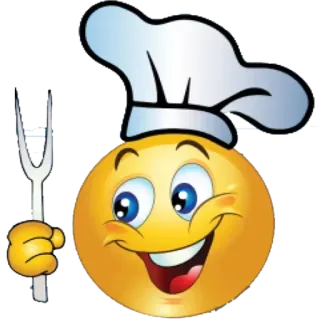 👨‍🍳 Emoji, Chef, Cuisine, Cuisine, Nourriture, Smiley whatsapp sticker