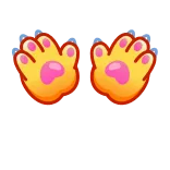 Cat Paws Emoji telegram emojis 👐
