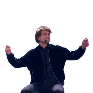 👌 pessoa, homem, cantor, artista, intérprete telegram sticker