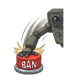 ⛔️ BAN telegram sticker