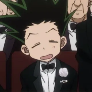 🌿 Gon Freecss Hunter x Hunter Anime, Gon, Personnage, Manga, Formel telegram sticker