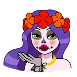 Vera Calavera telegram stickers