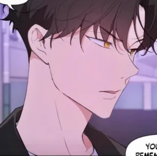 🤨 YOU REMEN uomo, anime, cartone animato, persona, personaggio, maschio telegram sticker