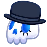 Electric Skull @podarkitgnft telegram emojis 💀