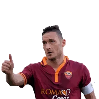 👍 Francesco Totti футбол, soccer, спортсмен, италия, игрок, спорт telegram sticker