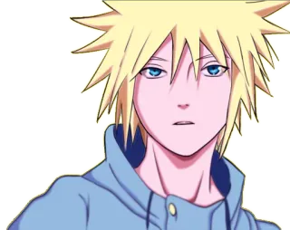 😦 Minato Namikaze Naruto anime, manga, Naruto, Minato, Namikaze, character, blonde hair whatsapp sticker
