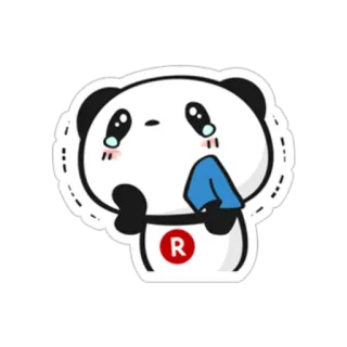 😢 パンダ, 泣く, 悲しい, アニメ, ステッカー, 可愛い telegram sticker