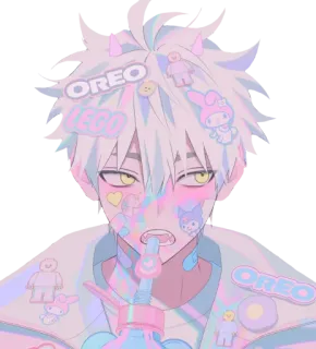 Pastel Husbandos • @SwallowZireael whatsapp stickers