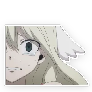 😭 Mavis Vermillion Fairy Tail Anime, Manga, Fairy Tail, Mavis Vermillion, Adesivo telegram sticker